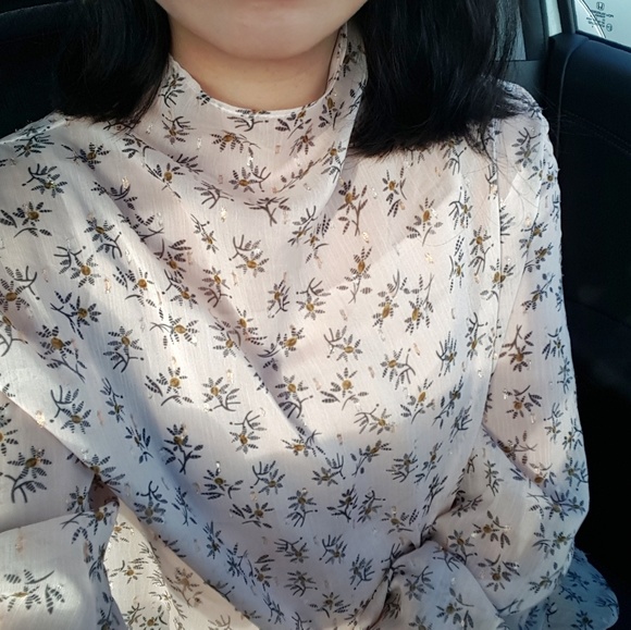 Chiffon Long Sleeve Blouse - Picture 6 of 6